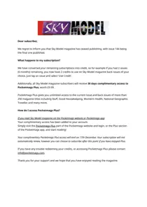 Important Notice 
                issue Important Notice