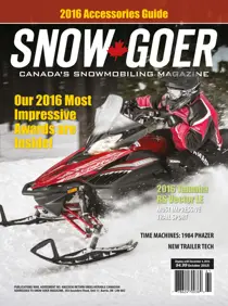 Snow Goer Canada 2016 Most Impressive Awards
