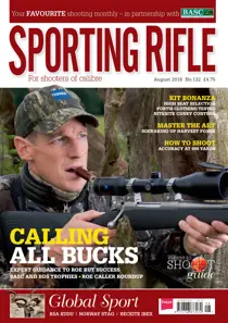 Sporting Rifle August 2016 
                issue Sporting Rifle August 2016