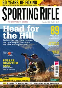 Sporting Rifle October 2016 
                issue Sporting Rifle October 2016