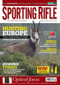 Sporting Rifle Summer 2016 
                issue Sporting Rifle Summer 2016