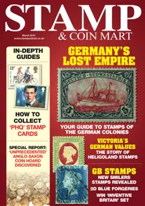 Germany's colonial stamps and more… 
                issue Germany's colonial stamps and more…