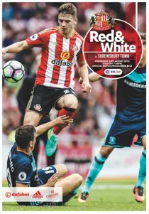 Sunderland AFC vs Shrewsbury Town 
                issue Sunderland AFC vs Shrewsbury Town