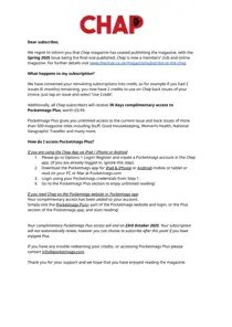 Important Notice 
                issue Important Notice