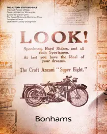 The Classic MotorCycle Bonhams Autumn Stafford Show Sale Catalogue