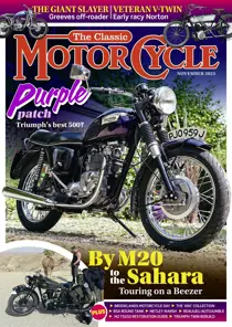 The Classic MotorCycle November 2023