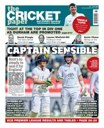 The Cricket Paper 
                issue The Cricket Paper