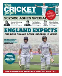 The Cricket Paper 
                issue 16th November 2025