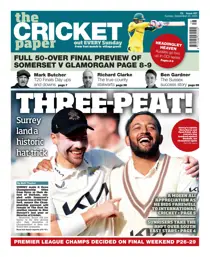 The Cricket Paper 22nd September 2024