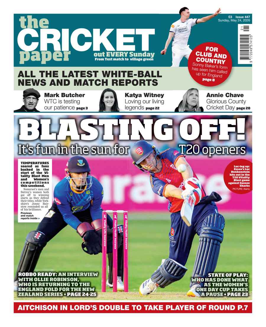 The Cricket Paper issue 24th May 2026