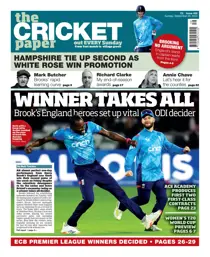 The Cricket Paper 29th September 2024
