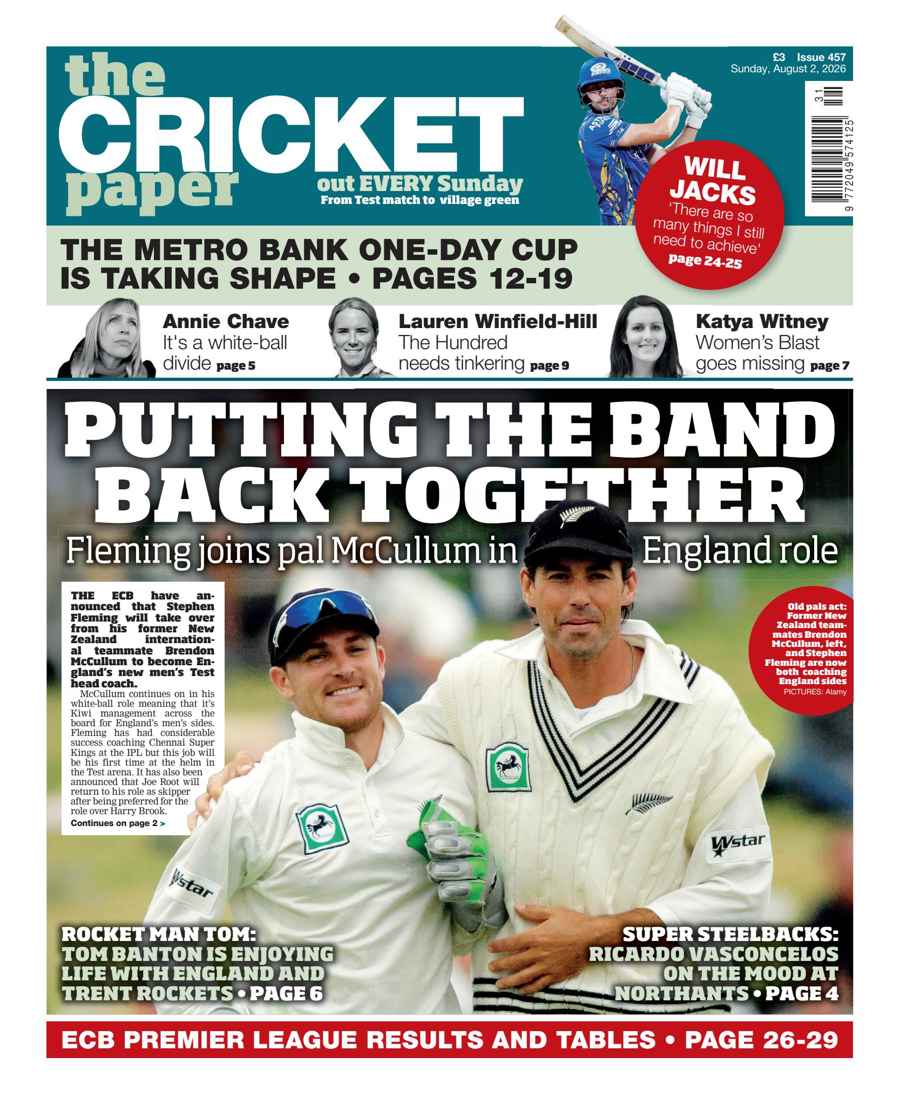 The Cricket Paper issue 2nd August 2026