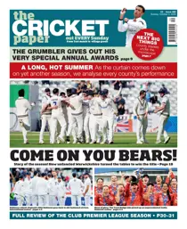 The Cricket Paper 
                issue The Cricket Paper