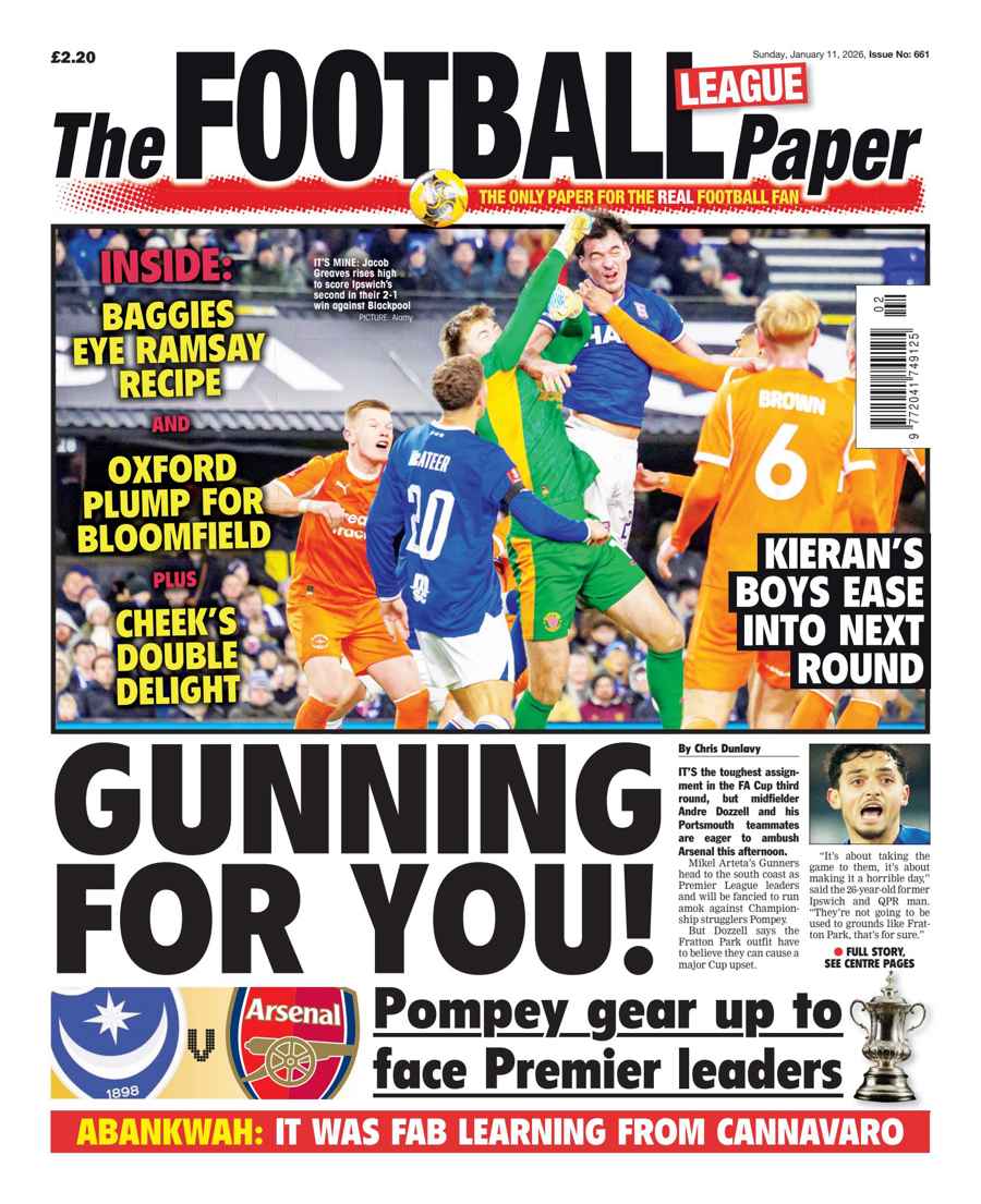 The Football League Paper issue 11th January 2026