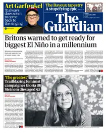 The Guardian Newspaper 
                issue Friday, 04 September 2026
