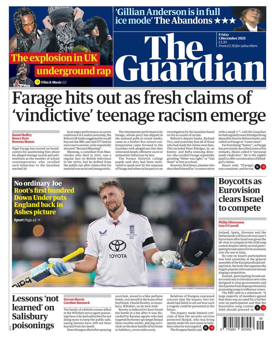 The Guardian Newspaper issue Friday, 05 December 2025