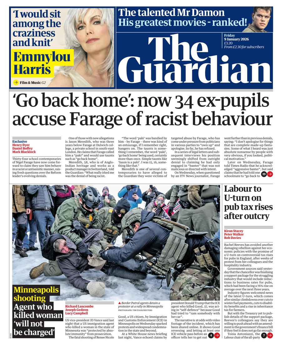 The Guardian Newspaper issue Friday, 09 January 2026