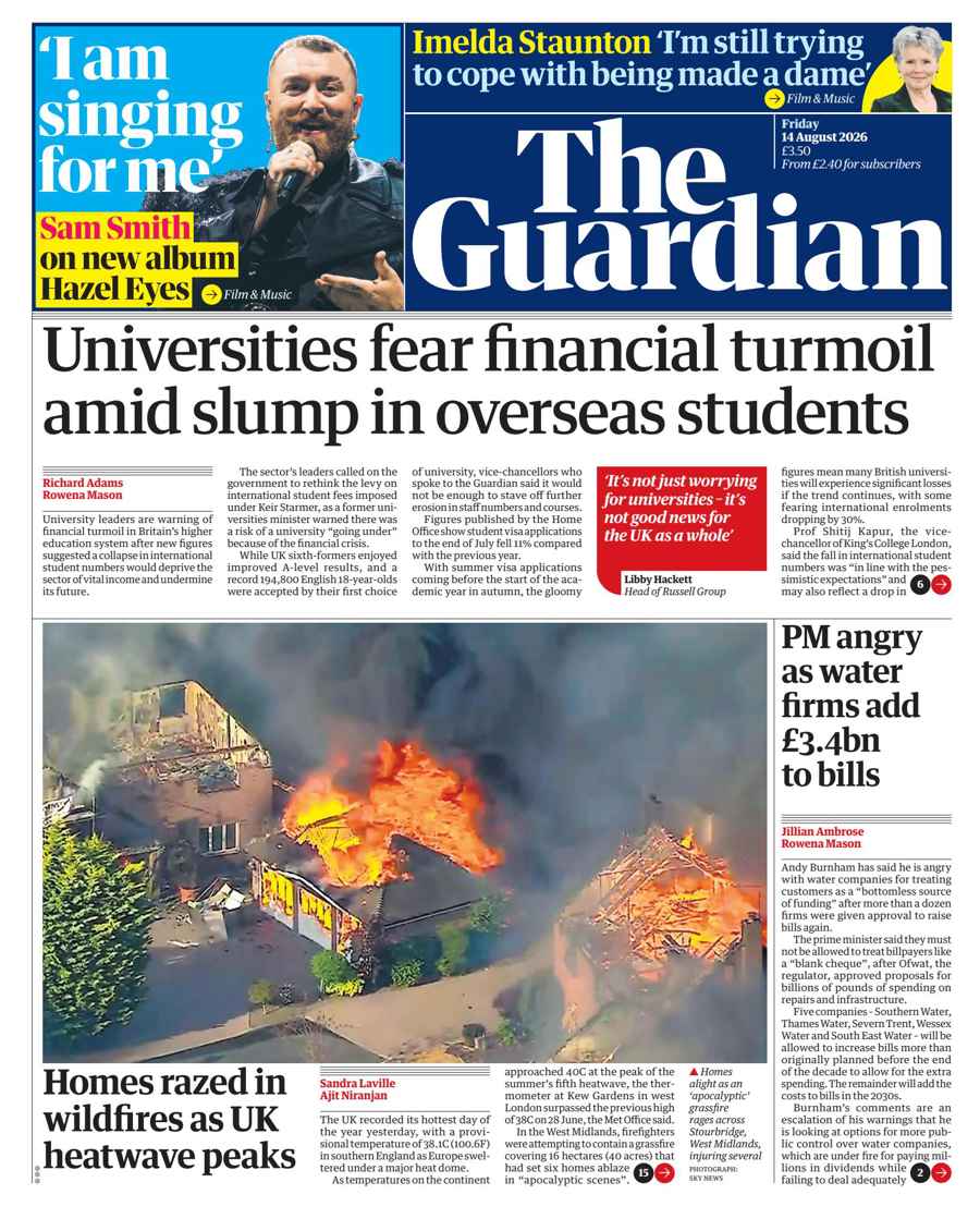 The Guardian Newspaper issue Friday, 14 August 2026