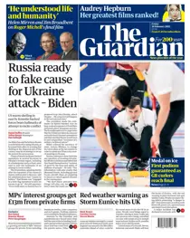 Friday, February 18, 2022 
                issue Friday, February 18, 2022