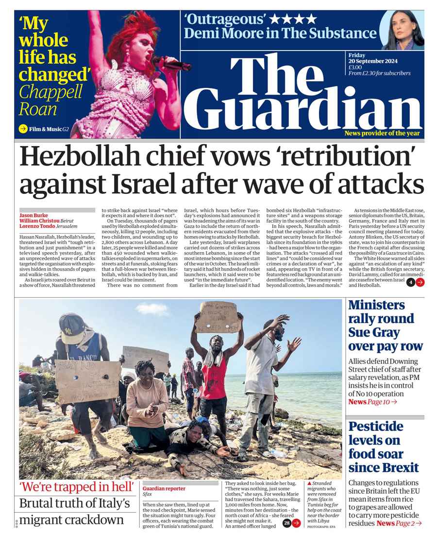 The Guardian Newspaper issue Friday, September 20, 2024