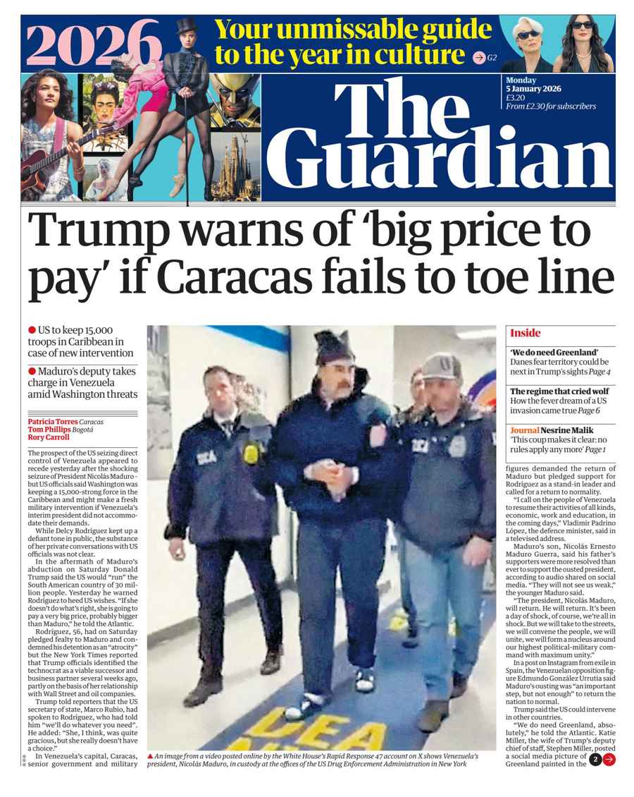 The Guardian Newspaper issue Monday, 05 January 2026