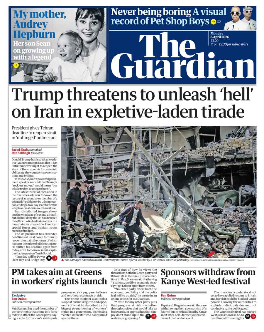 The Guardian Newspaper issue Monday, 06 April 2026