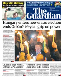 The Guardian Newspaper 
                issue Monday, 13 April 2026