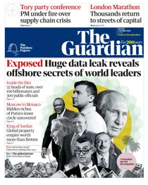 Monday, October 4, 2021 
                issue Monday, October 4, 2021