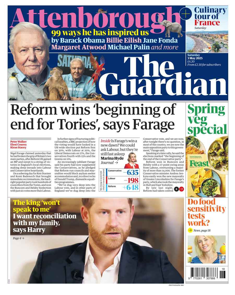 The Guardian Newspaper issue Saturday, 03 May 2025