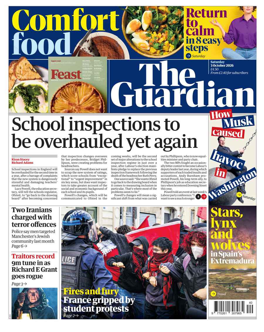 The Guardian Newspaper issue Saturday, 03 October 2026