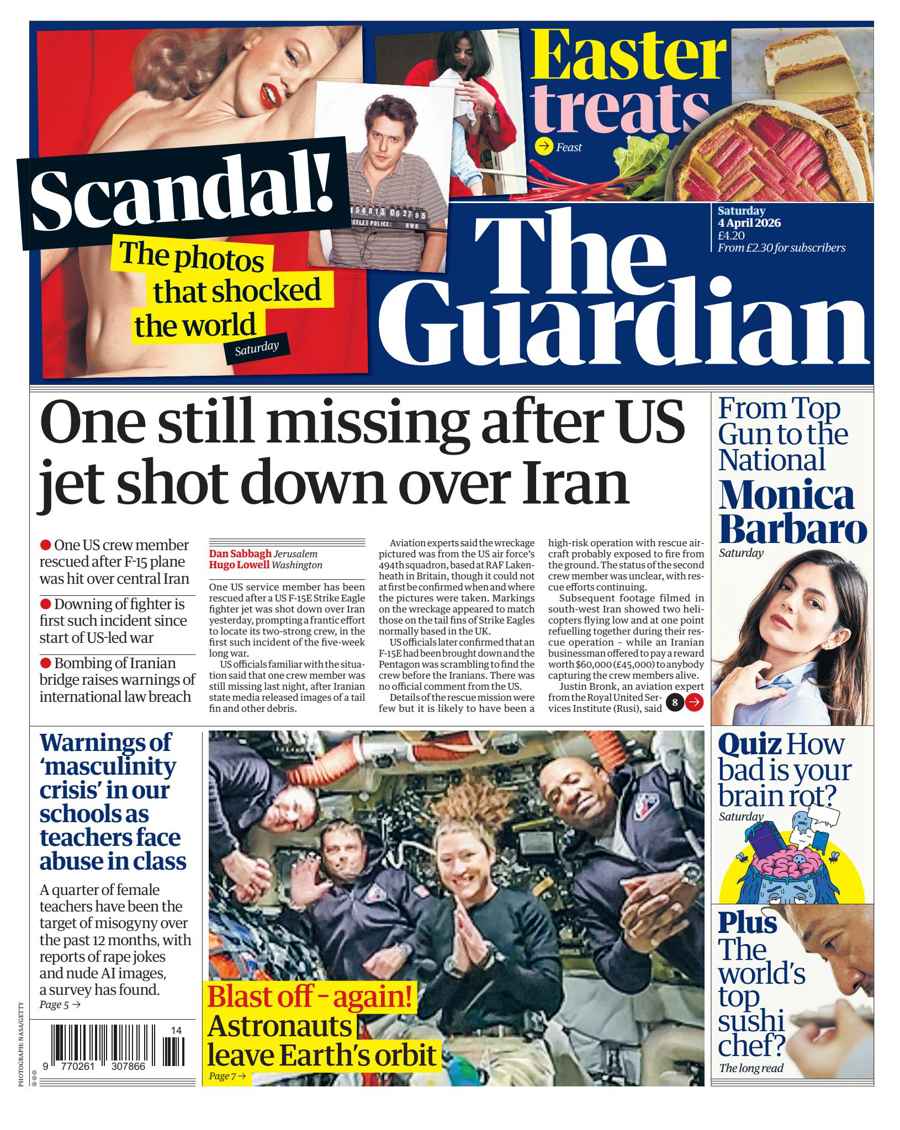 The Guardian Newspaper issue Saturday, 04 April 2026