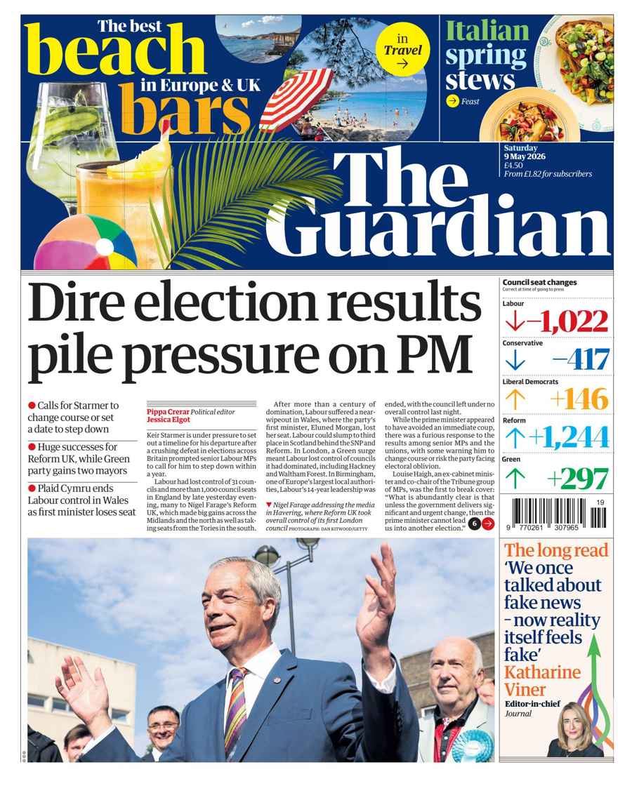 The Guardian Newspaper issue Saturday, 09 May 2026