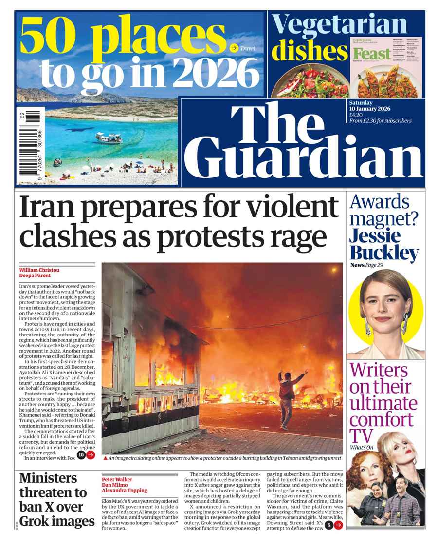 The Guardian Newspaper issue Saturday, 10 January 2026