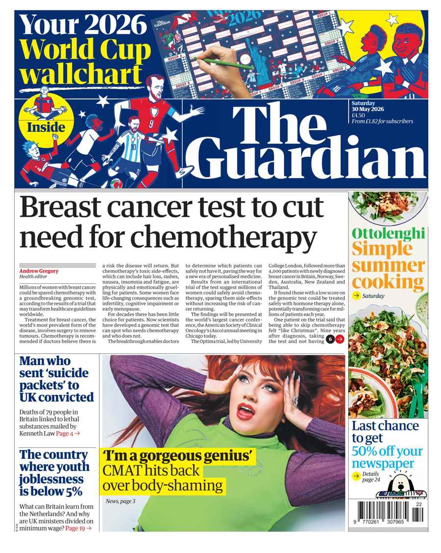 The Guardian Newspaper issue Saturday, 30 May 2026