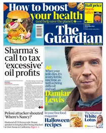 Saturday, October 29, 2022 
                issue Saturday, October 29, 2022