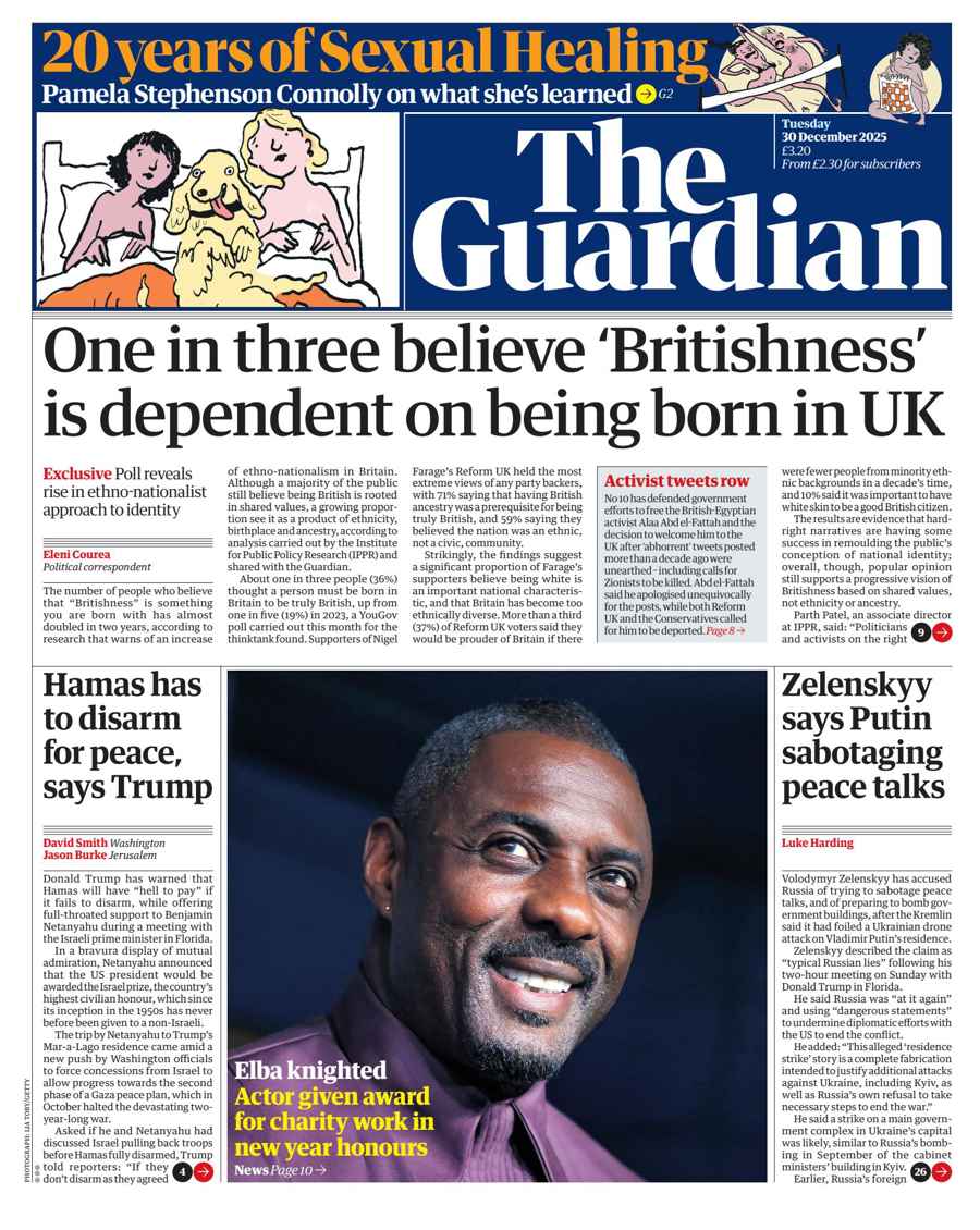 The Guardian Newspaper issue Tuesday, 30 December 2025