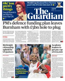 The Guardian Newspaper issue Wednesday, 01 July 2026