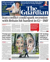 The Guardian Newspaper 
                issue Wednesday, 15 April 2026