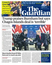 Wednesday, 23 September 2026 
                issue Wednesday, 23 September 2026