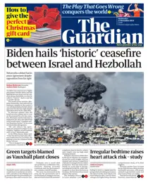 Wednesday, 27 November 2024 
                issue Wednesday, 27 November 2024