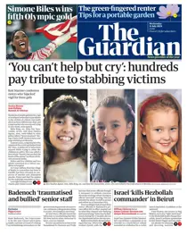 Wednesday, July 31, 2024 
                issue Wednesday, July 31, 2024