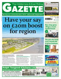The Holderness & Hornsea Gazette 
                issue Holderness Gazette April 2, 2026