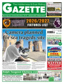 The Holderness & Hornsea Gazette 
                issue The Holderness & Hornsea Gazette