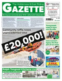 The Holderness & Hornsea Gazette 
                issue Holderness Gazette March 5, 2026