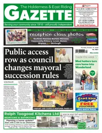 The Holderness & Hornsea Gazette 
                issue Holderness Gazette October 15, 2026