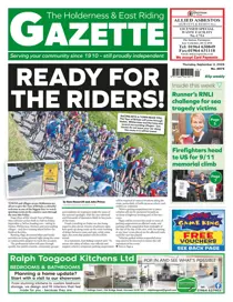 The Holderness & Hornsea Gazette 
                issue Holderness Gazette September 3, 2026