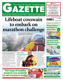 Hornsea Gazette April 10, 2025 
                issue Hornsea Gazette April 10, 2025