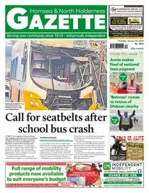 Hornsea Gazette January 30, 2025 
                issue Hornsea Gazette January 30, 2025