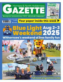Hornsea Gazette July 31, 2025 
                issue Hornsea Gazette July 31, 2025