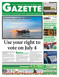 Hornsea Gazette June 27, 2024 
                issue Hornsea Gazette June 27, 2024